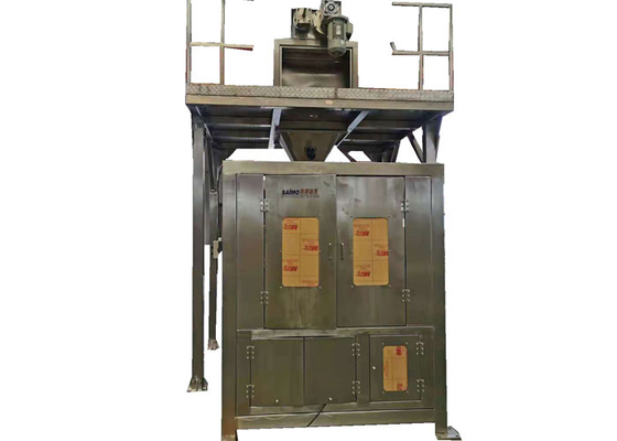 Impacchettatrice tessuta della pallina della borsa 50kg con sigillatore nell'industria del seme