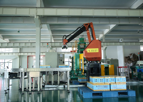 Pick and Place Pallettizzazione robotizzata con progettazione del layout di fabbrica nell'industria chimica