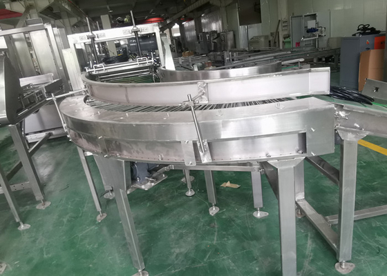Motore SEW 0,75 - 1,5 KW Trasportatore a curva per robot in acciaio al carbonio / acciaio inossidabile