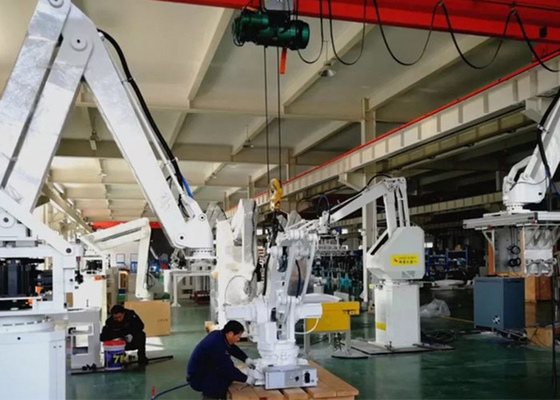 Robot di trasporto con palette del IP 65 fissi e dispositivo di sollevamento del pallet nell'industria del grano