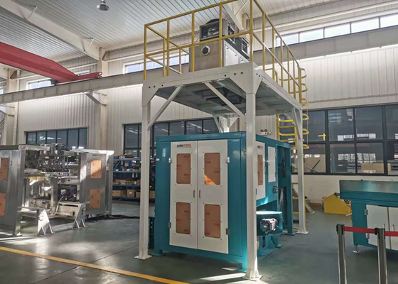 Impacchettatrice automatica per il pesatore del doppio del riso 50kg che controlla nell'industria del grano
