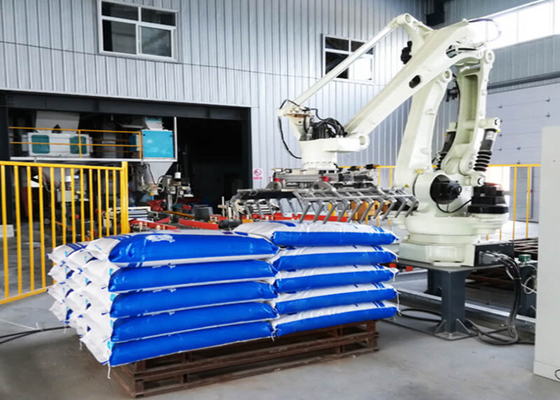 Linea di trasporto con palette del braccio del robot di Olive Oil Carton Packing And amichevole