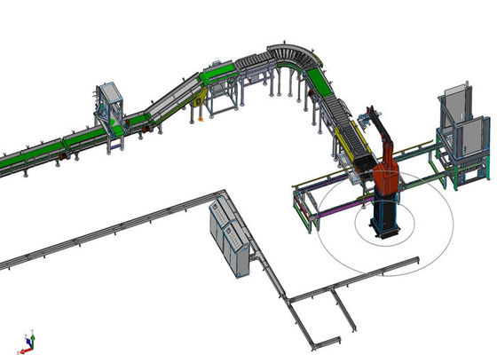 4KW 4 riduce la borsa robot Palletizer nella linea di produzione del fertilizzante