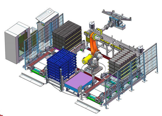 4KW 4 riduce la borsa robot Palletizer nella linea di produzione del fertilizzante