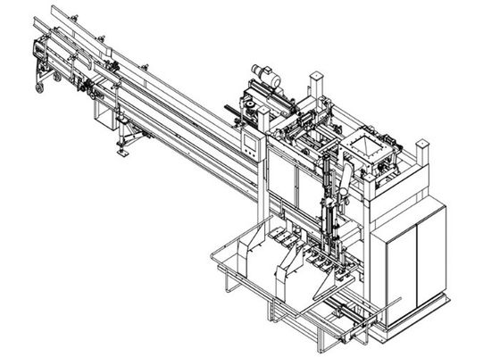 pesatura automatica della borsa di 380V 25kg e macchina imballatrice per la polvere del mastice