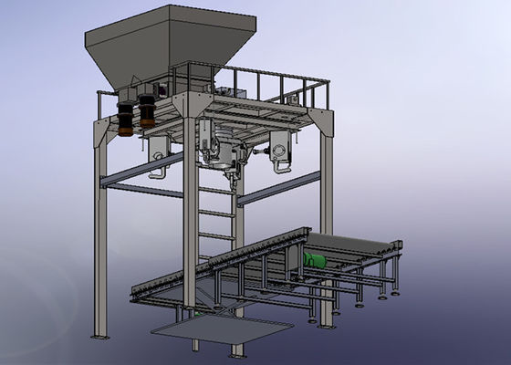 Pesatura automatica industriale 500kg e impacchettatrice