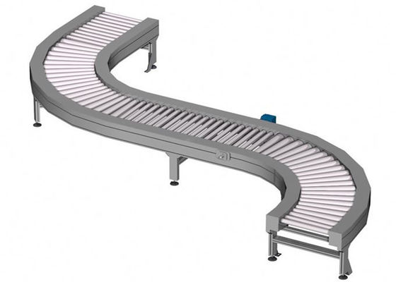 trasportatore a rulli motorizzato 6000mm 7500W nell'industria matta