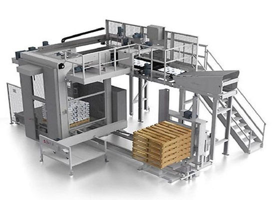 L'auto ha installato la macchina ad alta velocità di Palletizer della borsa ora/di 1000bags