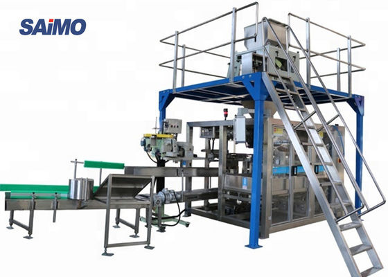 Acciaio al carbonio pesante della macchina imballatrice del riso della borsa di colore verde nell'industria del grano