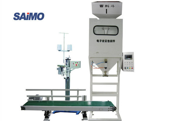 insacchettatrice pesante della borsa di 10kg 30kg 50kg, macchina per cucire nell'industria agricola 5 chilowatt