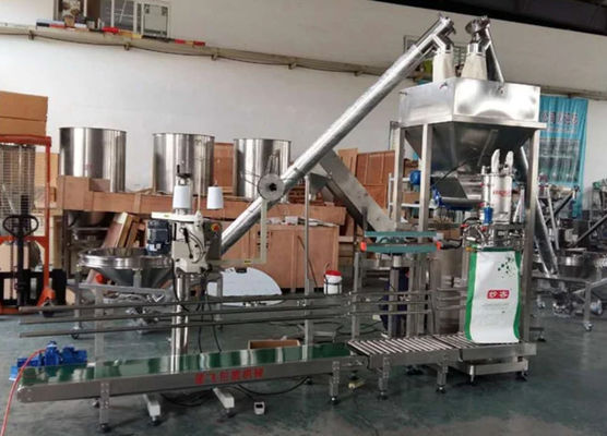 macchina imballatrice della bocca 25kg della borsa della polvere aperta della pittura per industria chimica